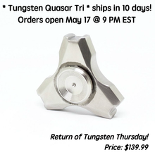 Tungsten Quasar Tri Fidget Spinner - ships in around 10 days