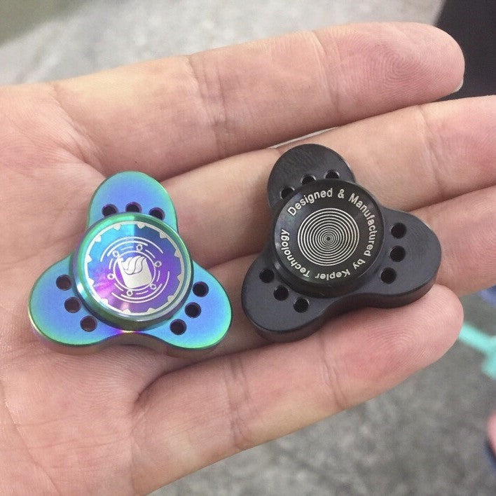 Zini / Kepler Mini Tri Metal Fidget Spinner with R188 Removable