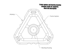 Tungsten Deltacore Fidget Spinner - ships in ~5-6 weeks