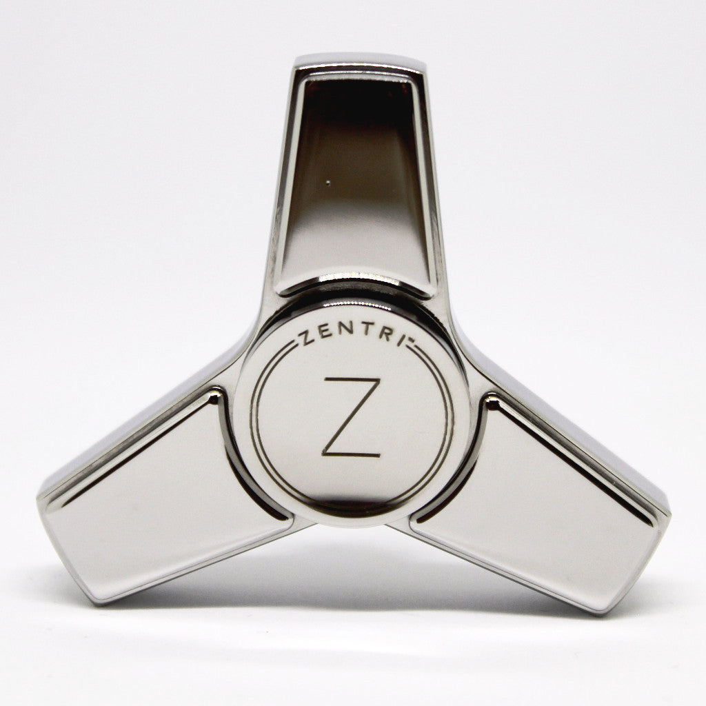 Zentri™ Metal Fidget Spinner, Tri Stainless Steel, Brass & more 